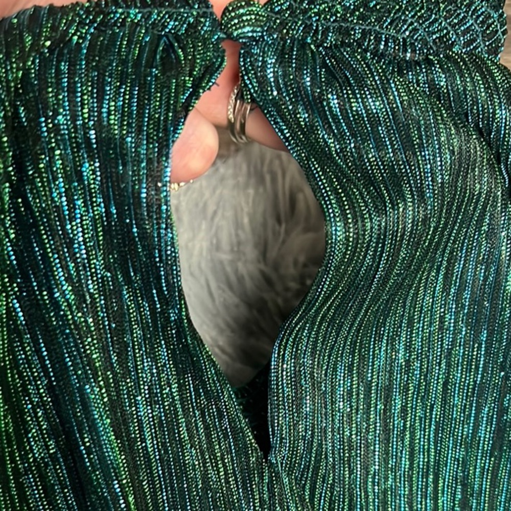 1. State Green Tiered Halter Midi Dress! - Picture 10 of 16